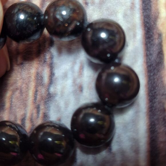 RedāGarnetāBeadedāBracelet - Picture 7 of 8